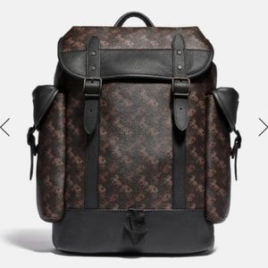 Coach Mens Hitch Horse & Carriage XL Backpack